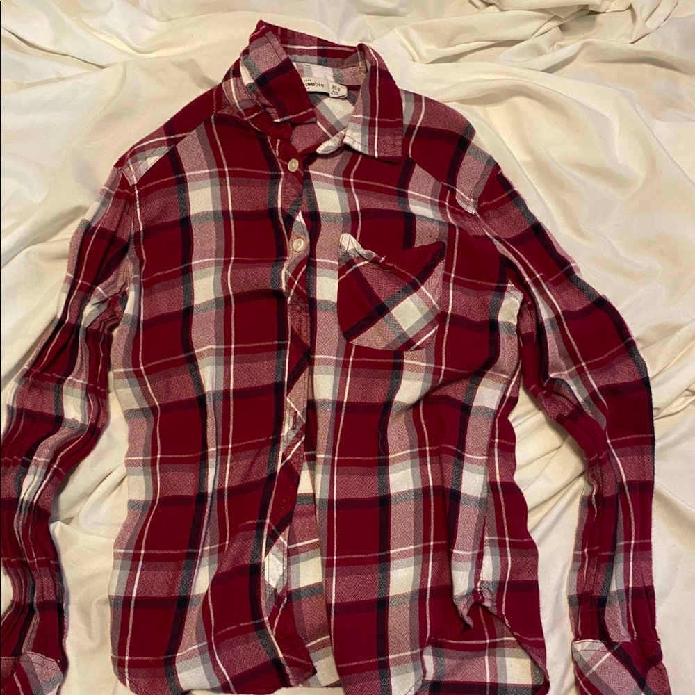 Abercrombie plaid button down shirt